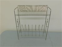 Metal Storage Rack for Records (18"W x 21"H)