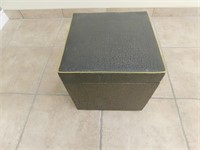 15" Storage Cube with Hinged Top