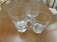 3 Various Pieces of Bailey's Glassware