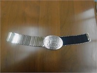 Expandable Silver Belt (approx. 22" - 36")