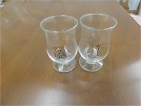 Pair of Small Bailey's Glasses with Gold Insignia