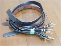 Lot of 5 Belts (various lengths)