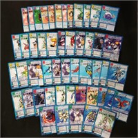 JAPANESE Digimon Printed cards 50 Lot 1999-2000