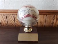 Mickey Mantle Autograph Baseball