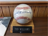 Ted Williams Autograph Baseball & more