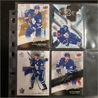 Maple Leafs Upper Deck Hockey Cards (4)