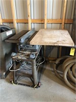 Craftsman table saw with metal stand