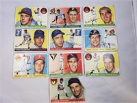 (10) 1955 Topps Baseball Cards