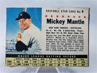 1961 Mickey Mantle #4 - Post Cereal