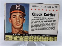 1961 Chuck Cottier #107 - Post Cereal