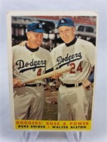 1958 Dodgers Boss & Power #314 - Topps
