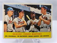1958 Braves' Fence Busters #351 - Topps