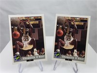 (2) 1992 Shaquille O'Neal Classic Draft Picks #1