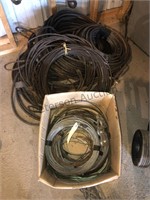 Various size metal cable lot 1/4-5/8