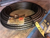 New 1/2 in roll of steel cable