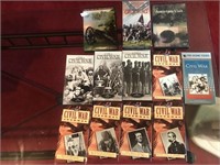 Lot of (12) Civil War Video Tapes