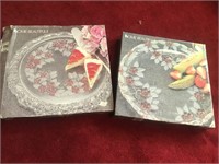 2 Home Beautiful Serving Platters (in boxes)