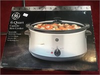 GE 6 Quart Slow Cooker (in box)