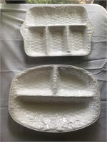 (2) Portuguese Serving Platters