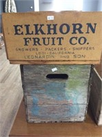 Elkhorn Fruit And Canada Dry Crates