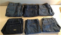 (6) Pairs of Men's Wrangler Jeans