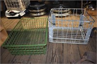 1 Wire Basket & 1 Milk Crate