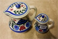 Germany Persianware Pitcher & Creamer