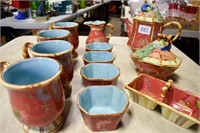 Artisan Road Collection Handpainted Teaset