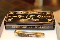 Schrade Fish Knife 2-Blade w/Tin - Mint