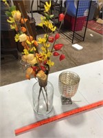 vase w stems and glass vessel piece