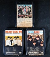 (3) The Beatles 8-Track tapes
