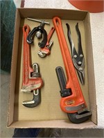 Pipe Wrenches, Tin Snips