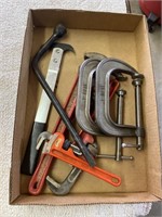 C Clamp/ Pipe Wrench, Lug Wrench