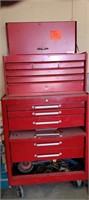 Gray 11 Drawer Tool Box No Keys