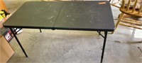 Folding Table W/ Adjustable Legs