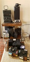 8 Track/ Jvc Cd & Tape Desk W Lots Of 8 Tracks &