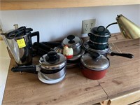 Pots, Percolator, Etc.