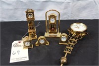 Pair of Bulova Clocks, Bey Berk and Credan