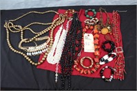 Heavy Costume Jewelry Necklaces and Bracelets