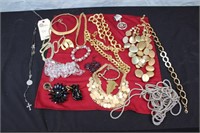 Costume Jewelry, mostly necklaces