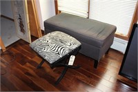 Footstool and Storage Bench