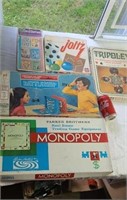 Old board games.