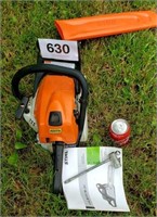Stihl MS 181C chain saw, 
Cover, manual and tool
