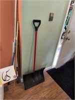 Paint poles, snow shovel