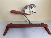 Unique Wooden Rocking Horse