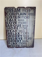 Wooden Wall Sign