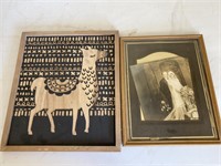 Vintage Picture and Wood Art