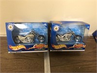 Assorted Hot Wheels Toy Motorcycles