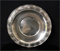 "Wallace"  sterling tray -17 1/2" diameter