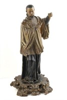 Early 17th C. Finely Carved Spanish Santo Bruno